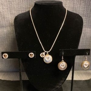 Brighton "B" Happy Necklace Set